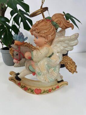 Ashton-Drake HollyDay Angel Ornament "Wishing You Safe Journeys"  '96